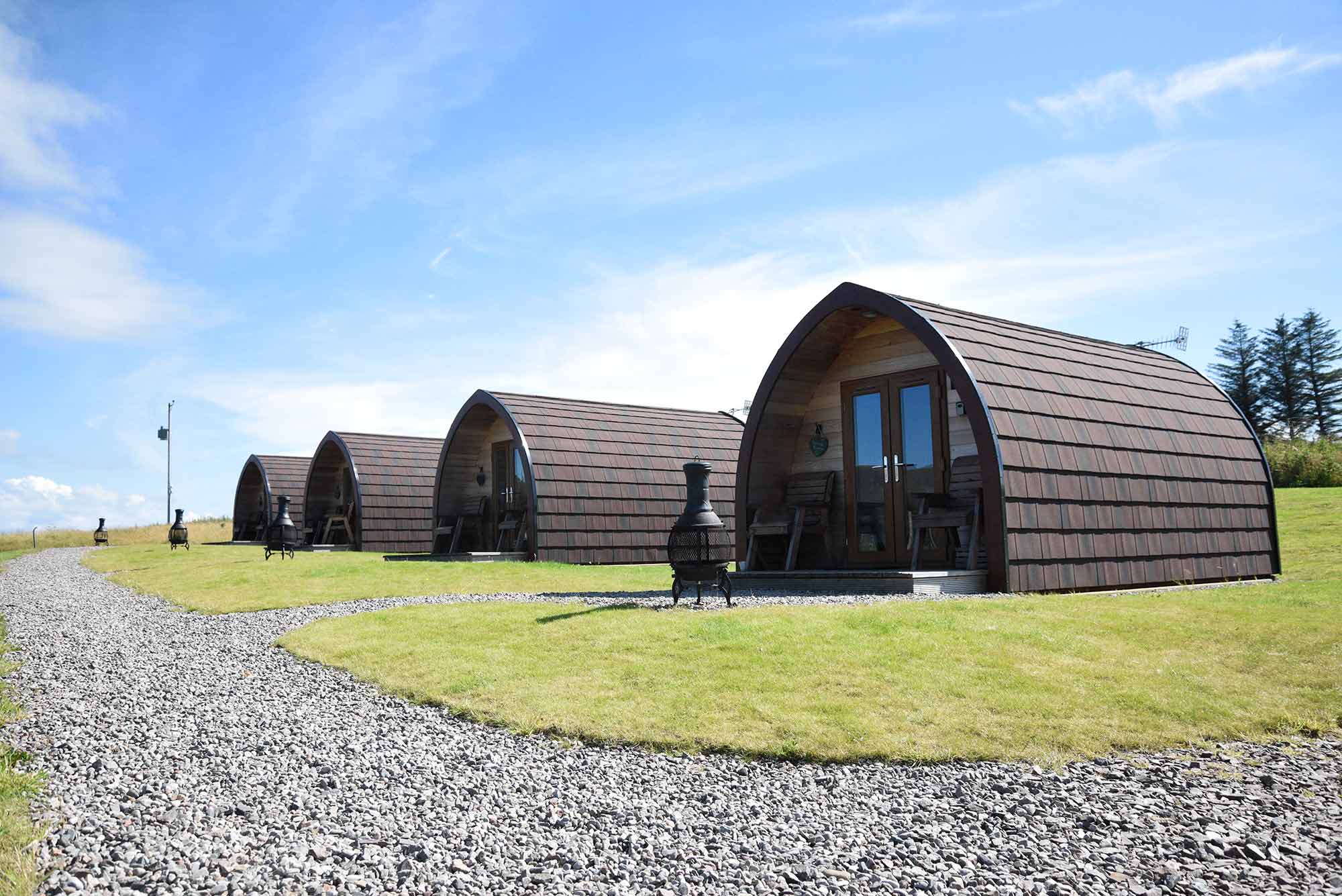 Skeabost View Pods Isle of Skye Accommodation