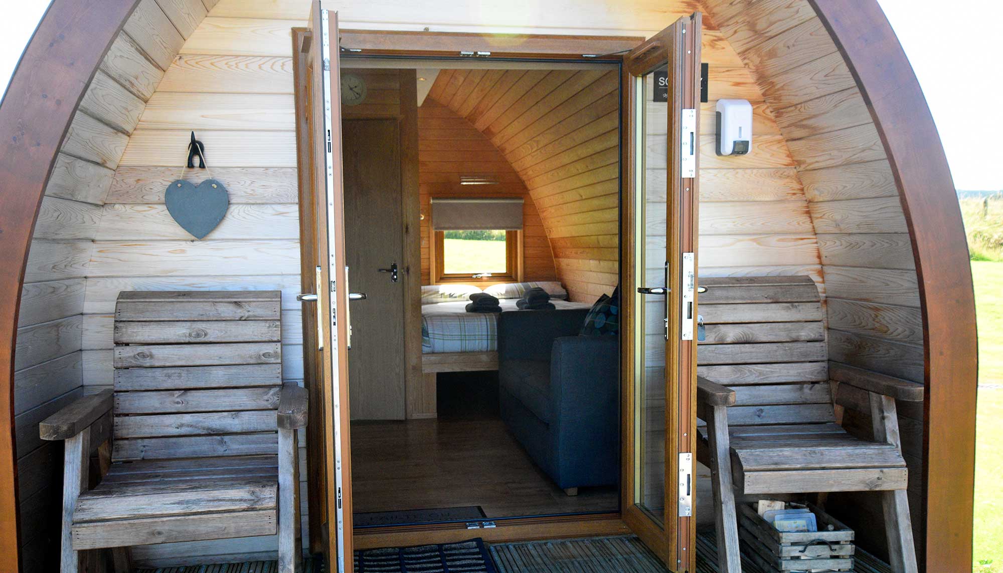 Skeabost View Self Catering Pods in Skeabost